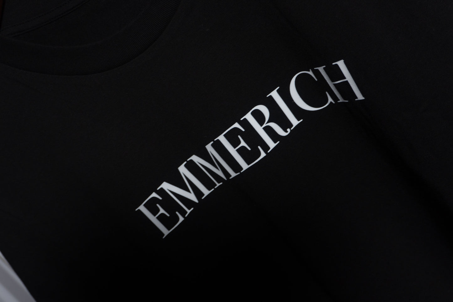EMMERICH LOGO SHIRT WHITE PRINT