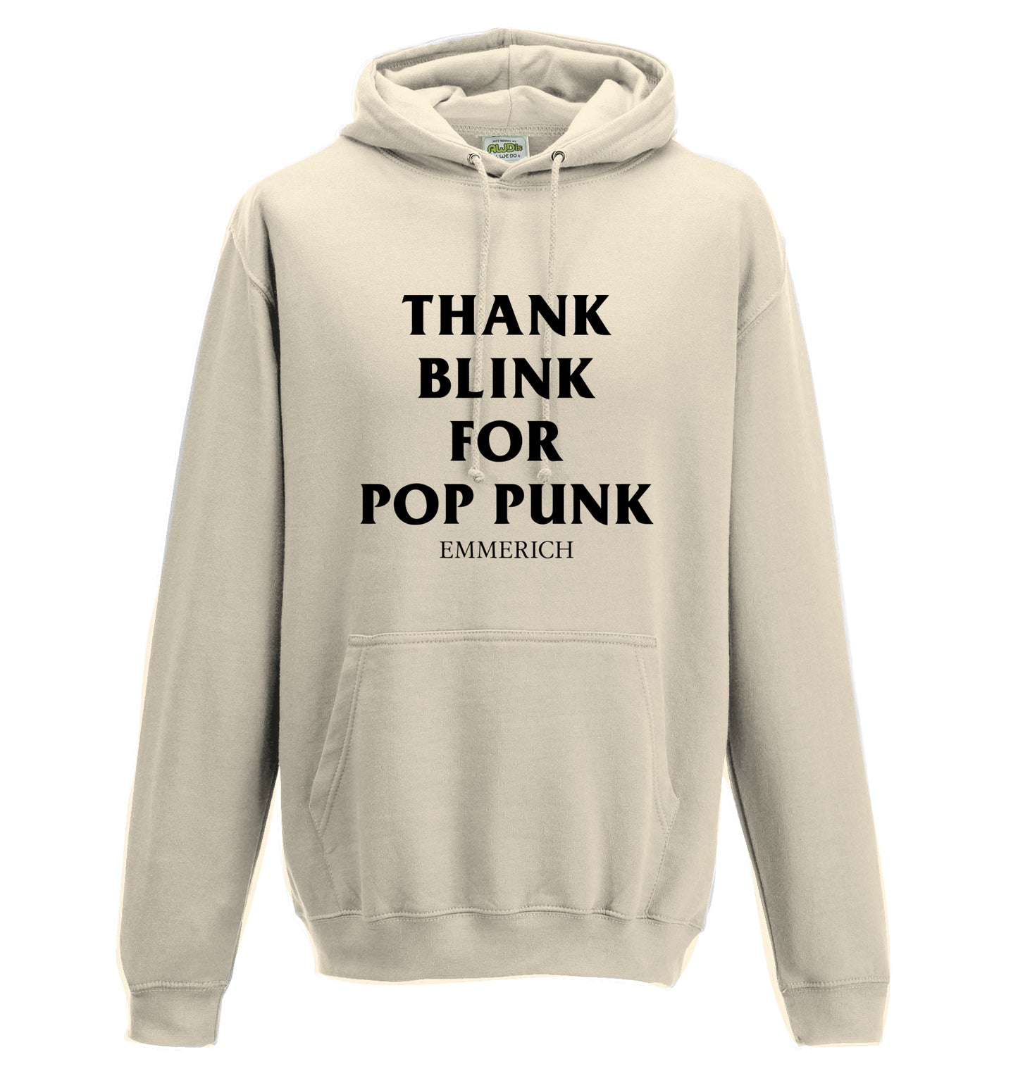 THANK BLINK HOODIE BLACK PRINT