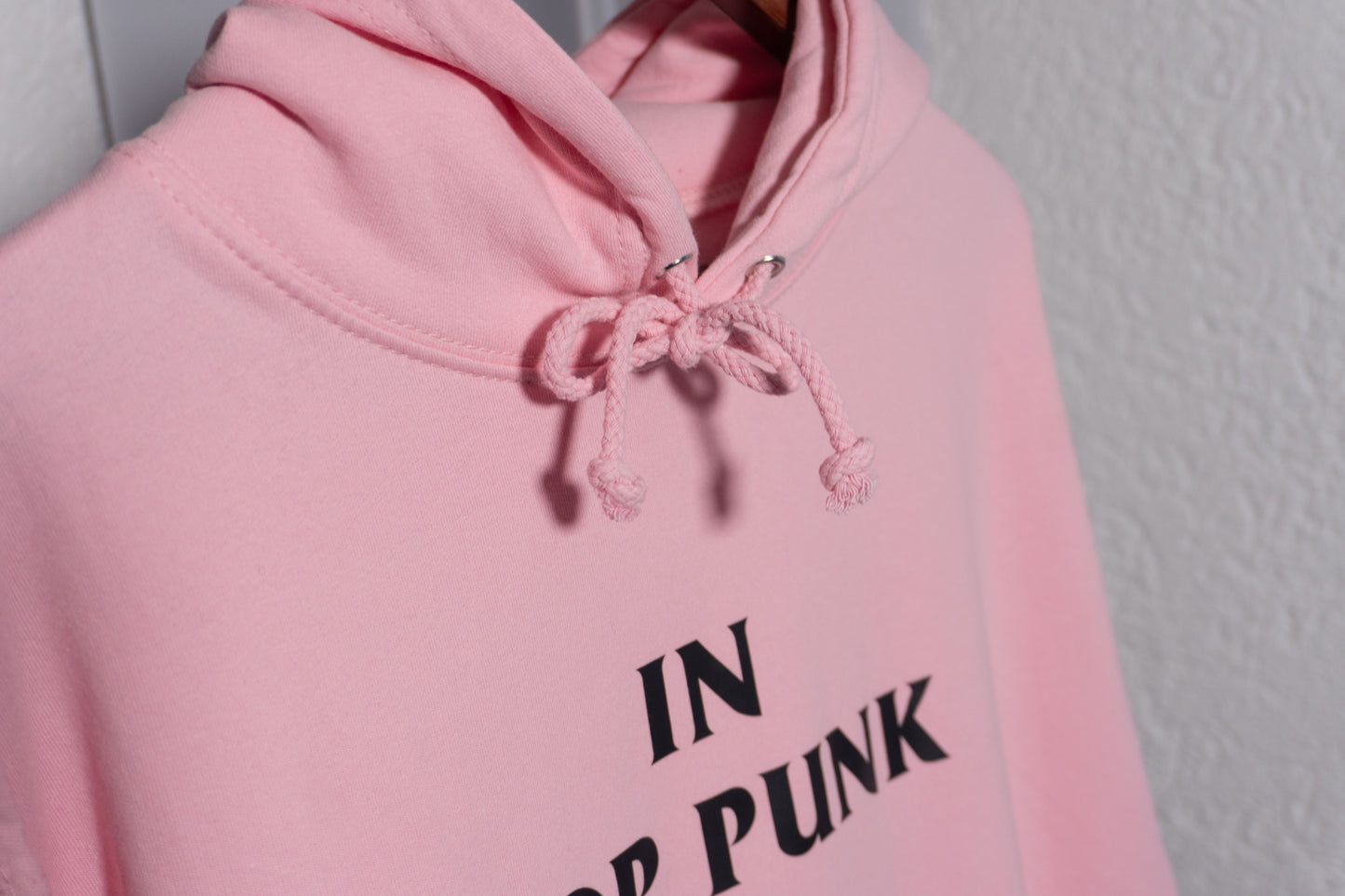 IN POP PUNK WE TRUST HOODIE BLACK PRINT